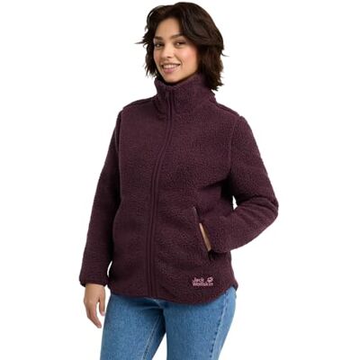 Jack Wolfskin Damen High Curl Jkt W, Amaranth, S EU Jack Wolfskin Damen High Curl Jkt W, Amaranth, S EU