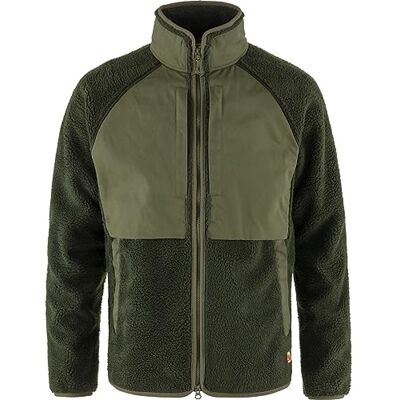 Fjällräven Herren Vardag Pile Jacke, Deep Forest/Laurel Green, M Fjällräven Herren Vardag Pile Jacke, Deep Forest/Laurel Green, M