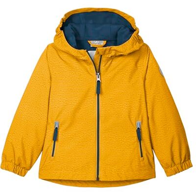 first instinct by killtec Kinder Funktionsjacke/Regenjacke mit Kapuze FIOS 6 MNS JCKT, Senfgelb, 122-128, 42911-000 first instinct by killtec Kinder Funktionsjacke/Regenjacke mit Kapuze FIOS 6 MNS JCKT, Senfgelb, 122-128, 42911-000