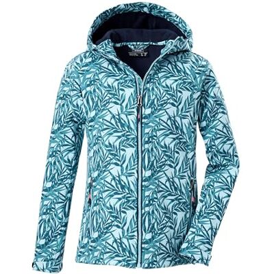 Killtec Mädchen Softshelljacke/Outdoorjacke mit Kapuze Mädchen Softshelljacke Print, mint, 164, 43200-000 Killtec Mädchen Softshelljacke/Outdoorjacke mit Kapuze Mädchen Softshelljacke Print, mint, 164, 43200-000