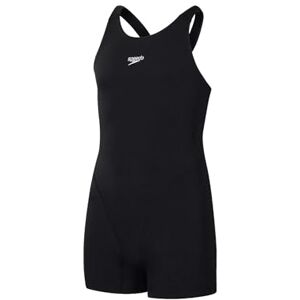 Speedo Damen Eco Endurance+ Legsuit Swimsuit Chlorine Resistant Recycled Fabric Swim FitneS Training Holiday, Black, 34 Speedo Damen Eco Endurance+ Legsuit Swimsuit Chlorine Resistant Recycled Fabric Swim FitneS Training Holiday, Black, 34