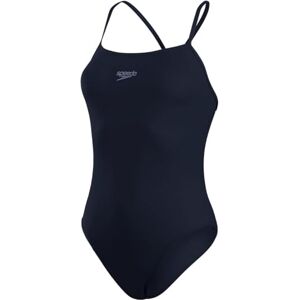 Speedo Damen Eco Endurance+ Thinstrap Einteiliger Badeanzug Athletische Passform Klassisches Design Recyclingmaterial Chlorbeständig Besonders flexibel True Navy 32 Speedo Damen Eco Endurance+ Thinstrap Einteiliger Badeanzug Athletische Passform Klassisches Design Recyclingmaterial Chlorbeständig Besonders flexibel True Navy 32