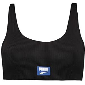 Puma Damen Scoop Neck Bikini Top, Black Combo, L EU Puma Damen Scoop Neck Bikini Top, Black Combo, L EU