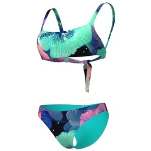 ARENA Water Prints Damenbikini, Badeanzug aus Elastischem Recyclingstoff, Schnelltrocknend, Strand- und Schwimmbad-Badeanzug für Damen, Damenbadeanzug mit Herausnehmbaren Cups und Top mit Bändern ARENA Water Prints Damenbikini, Badeanzug aus Elastischem Recyclingstoff, Schnelltrocknend, Strand- und Schwimmbad-Badeanzug für Damen, Damenbadeanzug mit Herausnehmbaren Cups und Top mit Bändern