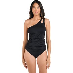 La Blanca Island Goddess Tankini, One-Shoulder, mit Cut-Out-Detail, Schwarz, 38 La Blanca Island Goddess Tankini, One-Shoulder, mit Cut-Out-Detail, Schwarz, 38