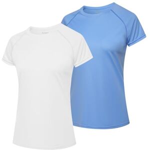 MEETWEE Damen Surf Shirt Rash Guard UV Shirts Schwimmen Tankini UPF 50+ Kurzarm Badeshirt Bademode Shirt MEETWEE Damen Surf Shirt Rash Guard UV Shirts Schwimmen Tankini UPF 50+ Kurzarm Badeshirt Bademode Shirt