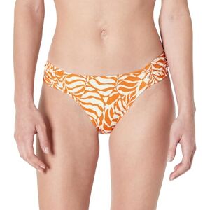 Amazon Essentials Damen Klassische Bikinihose mit seitlichen Laschen, Rostorange Abstrakte Handflächen, 38 Amazon Essentials Damen Klassische Bikinihose mit seitlichen Laschen, Rostorange Abstrakte Handflächen, 38