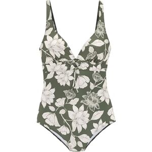 s.Oliver Damen Ing-543g Badeanzug, Oliv-Creme, 38 / C EU s.Oliver Damen Ing-543g Badeanzug, Oliv-Creme, 38 / C EU