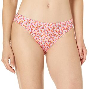 Amazon Essentials Damen Klassisches Hüftbikini-Unterteil mit voller Bedeckung, Blasser Pfirsich Mikrofloral, 42 Amazon Essentials Damen Klassisches Hüftbikini-Unterteil mit voller Bedeckung, Blasser Pfirsich Mikrofloral, 42