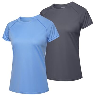 MEETWEE kurz & Lang Damen Surf Shirt Rash Guard UV Shirts Schwimmen Tankini UPF 50+ Kurzarm Badeshirt Bademode Shirt MEETWEE kurz & Lang Damen Surf Shirt Rash Guard UV Shirts Schwimmen Tankini UPF 50+ Kurzarm Badeshirt Bademode Shirt