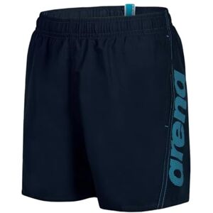 Arena Jungen Fundamentals Logo Jr Boxer Swim Trunks, Navy-Turquoise, 116 EU Arena Jungen Fundamentals Logo Jr Boxer Swim Trunks, Navy-Turquoise, 116 EU