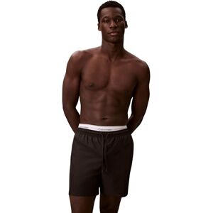 Calvin Herren Badeshorts Medium Drawstring mit Tunnelzug, Schwarz (Black), L Calvin Herren Badeshorts Medium Drawstring mit Tunnelzug, Schwarz (Black), L
