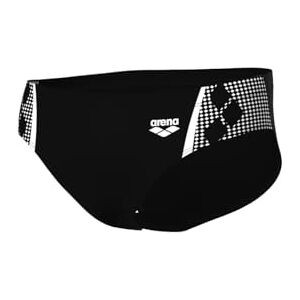 ARENA Herren Mens Graphic Swim Briefs, Black-White, 4 EU ARENA Herren Mens Graphic Swim Briefs, Black-White, 4 EU