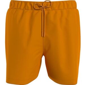Tommy Hilfiger Herren Badeshorts Medium Drawstring Mittellang, Orange (Rich Ochre), L Tommy Hilfiger Herren Badeshorts Medium Drawstring Mittellang, Orange (Rich Ochre), L