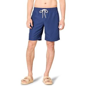 Amazon Essentials Herren 23cm Badehose mit Netzfutter, Taschen und Kordelzugverschluss, Marineblau, L Amazon Essentials Herren 23cm Badehose mit Netzfutter, Taschen und Kordelzugverschluss, Marineblau, L