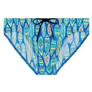 HOM Herren Slip de Bain Marbella Schwimm-Slips, Blue Print, XXL HOM Herren Slip de Bain Marbella Schwimm-Slips, Blue Print, XXL