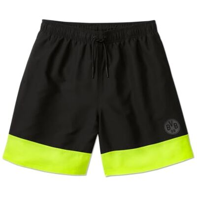 Dortmund Borussia Herren BVB Block Badehose, Schwarz, M EU Dortmund Borussia Herren BVB Block Badehose, Schwarz, M EU