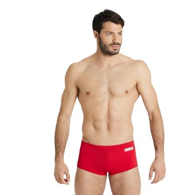 ARENA Solid Team Herren-Badeshorts, Schnelltrocknende Badebekleidung, Badehose aus MaxLife Eco Gewebe mit Maximaler Chlorbeständigkeit und UPF 50+ UV-Schutz ARENA Solid Team Herren-Badeshorts, Schnelltrocknende Badebekleidung, Badehose aus MaxLife Eco Gewebe mit Maximaler Chlorbeständigkeit und UPF 50+ UV-Schutz