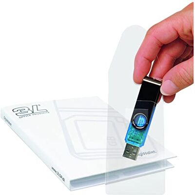 3L Djois 10250 – USB-Stick Tasche Selbstklebend mit Schutzklappe (52,5 x 90 mm), 10 Stück + DigiWallet für 4 USB, Transparente USB Aufbewahrung für Ordner und Mappen, Hergestellt in Dänemark 3L Djois 10250 – USB-Stick Tasche Selbstklebend mit Schutzklappe (52,5 x 90 mm), 10 Stück + DigiWallet für 4 USB, Transparente USB Aufbewahrung für Ordner und Mappen, Hergestellt in Dänemark