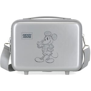 Disney Mickey 101 Anpassbarer Kulturbeutel mit grauem Schultergurt 29 x 21 x 15 cm starres ABS 9,14 l 0,6 kg Disney Mickey 101 Anpassbarer Kulturbeutel mit grauem Schultergurt 29 x 21 x 15 cm starres ABS 9,14 l 0,6 kg