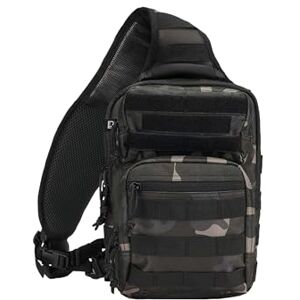 Brandit Cooper Sling Pack Medium Unisex Sportsack, Darkcamo, M Brandit Cooper Sling Pack Medium Unisex Sportsack, Darkcamo, M