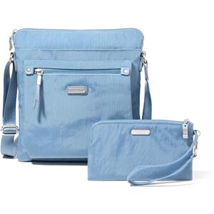 Baggallini Damen Go Bagg mit RFID-Handy-Armband Umhängetasche, Cornflower Baggallini Damen Go Bagg mit RFID-Handy-Armband Umhängetasche, Cornflower