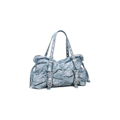 Desigual Schultertasche Gathered Denim Shoulder Bag Space Blue hellblau Desigual Schultertasche Gathered Denim Shoulder Bag Space Blue hellblau