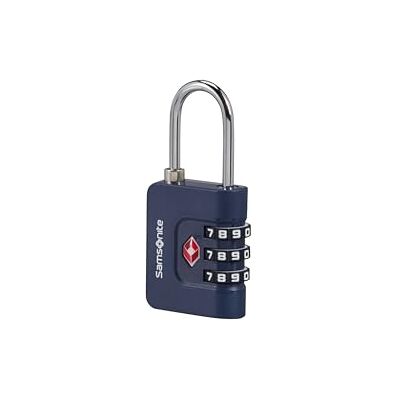 Samsonite TA Revolution TSA-Kombinationsschloss mit 3-Ziffern-Code, Sicheres Gepäckschloss für Koffer & Taschen, Kofferschloss, Blau (Midnight Blue) Samsonite TA Revolution TSA-Kombinationsschloss mit 3-Ziffern-Code, Sicheres Gepäckschloss für Koffer & Taschen, Kofferschloss, Blau (Midnight Blue)
