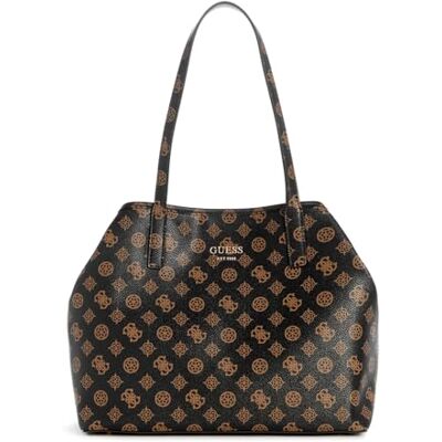 Guess HWPQ9318280BRO VIKKY II TOTE Women BROWN Size One Size Guess HWPQ9318280BRO VIKKY II TOTE Women BROWN Size One Size