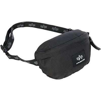 Alpha Big A Oxford Waist Bag stylische Gürteltasche Black Alpha Big A Oxford Waist Bag stylische Gürteltasche Black