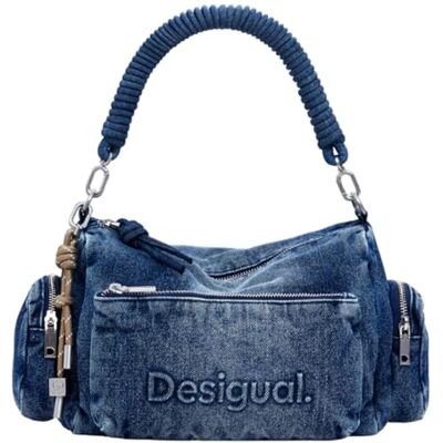 Desigual BAG_HALF LOGO, 5053 DENIM MEDIUM WASH, U Desigual BAG_HALF LOGO, 5053 DENIM MEDIUM WASH, U