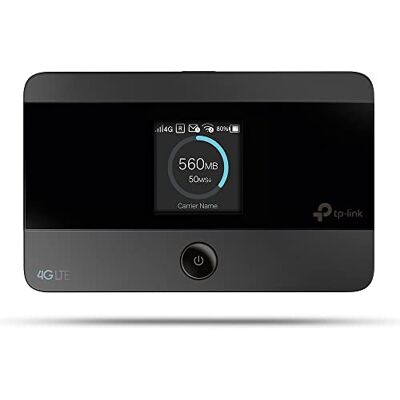 TP-Link M7350 Mobiler 4G LTE WLAN Router, bis 150 Mbit/s, Farb-LCD, 2000-mAh-Akku (bis zu 8 Std.), verbindet bis zu 10 Geräte, kompatibel mit Allen europäischen SIM-Karten TP-Link M7350 Mobiler 4G LTE WLAN Router, bis 150 Mbit/s, Farb-LCD, 2000-mAh-Akku (bis zu 8 Std.), verbindet bis zu 10 Geräte, kompatibel mit Allen europäischen SIM-Karten