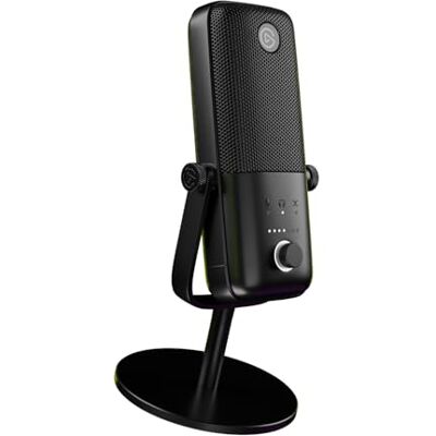 Elgato Wave:3 USB-Kondensatormikrofon für Streaming Nierenkapsel, 24-Bit/96-kHz-Audio, Anti-Clipping, kostenlose Mixer-Software, Plug and Play, Mac/PC Elgato Wave:3 USB-Kondensatormikrofon für Streaming Nierenkapsel, 24-Bit/96-kHz-Audio, Anti-Clipping, kostenlose Mixer-Software, Plug and Play, Mac/PC