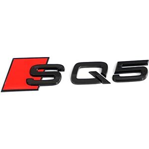 Audi 80A071804 Schriftzug SQ5 Aufkleber Black Edition Emblem, schwarz/rot Audi 80A071804 Schriftzug SQ5 Aufkleber Black Edition Emblem, schwarz/rot