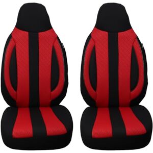 BREMER SITZBEZÜGE Maß Piloten Auto Schonbezüge kompatibel mit Smart fortwo 451 Fahrer & Beifahrer ab 2007-2014 / Auto Sitzbezüge Schonbezug Set Autositzbezüge 2er Pack in Schwarz/Rot (SMD502) BREMER SITZBEZÜGE Maß Piloten Auto Schonbezüge kompatibel mit Smart fortwo 451 Fahrer & Beifahrer ab 2007-2014 / Auto Sitzbezüge Schonbezug Set Autositzbezüge 2er Pack in Schwarz/Rot (SMD502)