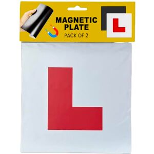Stick Well K-MART Extra starke L-Schilder, magnetisch, für Auto, extra dicke Lernschilder, magnetisch, kein Schmelzen, kein Abblasen, leicht zu bewegen, ohne zu zerkratzen, 2 Stück Stick Well K-MART Extra starke L-Schilder, magnetisch, für Auto, extra dicke Lernschilder, magnetisch, kein Schmelzen, kein Abblasen, leicht zu bewegen, ohne zu zerkratzen, 2 Stück