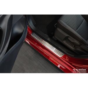 Avisa Edelstahl Einstiegsleisten kompatibel mit Toyota Yaris 2020- incl. Facelift, excl. GR / Toyota Yaris Cross 2021- / Toyota C-HR II 2023- 'Lines' 4-Teilig Avisa Edelstahl Einstiegsleisten kompatibel mit Toyota Yaris 2020- incl. Facelift, excl. GR / Toyota Yaris Cross 2021- / Toyota C-HR II 2023- 'Lines' 4-Teilig