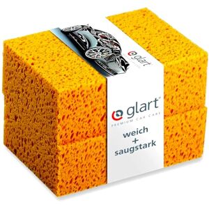 Glart 44WSN Auto Waschschwamm 2er Set – PU-Schaum Schwämme 18x12x6 cm – saugstark, kratzfrei, lackschonend – Zubehör für Autowäsche, Felgen, Lack, Glas – weich, waschbar, formstabil, benzinresistent Glart 44WSN Auto Waschschwamm 2er Set – PU-Schaum Schwämme 18x12x6 cm – saugstark, kratzfrei, lackschonend – Zubehör für Autowäsche, Felgen, Lack, Glas – weich, waschbar, formstabil, benzinresistent