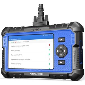 TOPDON AD600S OBD2 Diagnosegerät Auto,4 Systemdiagnosen für ABS SRS Motor und Getriebe, 9 Servicefunktionen für Öl/BMS/ABS/DPF/TPMS/SAS/Bremsen-Resets/Drosselklappenanpassung/Injektorcodierung TOPDON AD600S OBD2 Diagnosegerät Auto,4 Systemdiagnosen für ABS SRS Motor und Getriebe, 9 Servicefunktionen für Öl/BMS/ABS/DPF/TPMS/SAS/Bremsen-Resets/Drosselklappenanpassung/Injektorcodierung