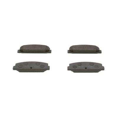 Bosch BP955 Auto Bremsbeläge hinten -Qualität für leises Bremsen mit wenig Staub ECE-R90 zertifiziert kupferfrei 1 Set mit 4 Bremsbelägen Bosch BP955 Auto Bremsbeläge hinten -Qualität für leises Bremsen mit wenig Staub ECE-R90 zertifiziert kupferfrei 1 Set mit 4 Bremsbelägen
