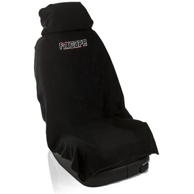 fixcape Baumwolle Schonbezug Autositz vorne universal schwarz, Auto-Sitzbezug Vordersitze Frottee, Autositzschoner Cotton, Auflage Schutz Fahrersitz fixcape Baumwolle Schonbezug Autositz vorne universal schwarz, Auto-Sitzbezug Vordersitze Frottee, Autositzschoner Cotton, Auflage Schutz Fahrersitz