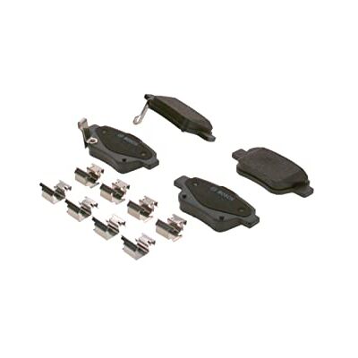 Bosch BP939 Auto Bremsbeläge hinten -Qualität für leises Bremsen mit wenig Staub ECE-R90 zertifiziert kupferfrei 1 Set mit 4 Bremsbelägen Mit Zubehör Bosch BP939 Auto Bremsbeläge hinten -Qualität für leises Bremsen mit wenig Staub ECE-R90 zertifiziert kupferfrei 1 Set mit 4 Bremsbelägen Mit Zubehör