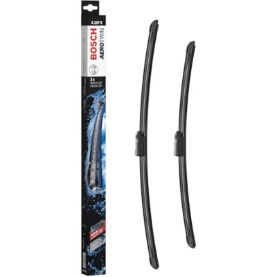 Bosch Scheibenwischer Aerotwin A297S, Länge: 600mm/500mm – Set für Set mit 2 Ersatz-Scheibenwischern und vormontiertem Adapter, 600 mm und 500 mm Bosch Scheibenwischer Aerotwin A297S, Länge: 600mm/500mm – Set für Set mit 2 Ersatz-Scheibenwischern und vormontiertem Adapter, 600 mm und 500 mm