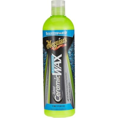 Meguiar's Hybrid Ceramic Liquid Wax Keramikwachs Emulsion Autopflege Autowachs mit Abperleffekt Keramikwachs lange Standzeit 473ml, G200416EU Meguiar's Hybrid Ceramic Liquid Wax Keramikwachs Emulsion Autopflege Autowachs mit Abperleffekt Keramikwachs lange Standzeit 473ml, G200416EU