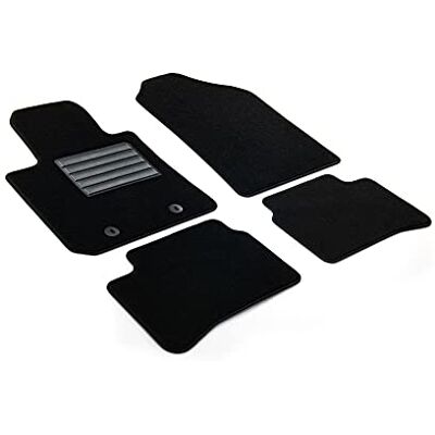 MTM MDM SP-8638 Fußmatten Velours Autoteppich passend für Hyundai i10 2020>, black MTM MDM SP-8638 Fußmatten Velours Autoteppich passend für Hyundai i10 2020>, black