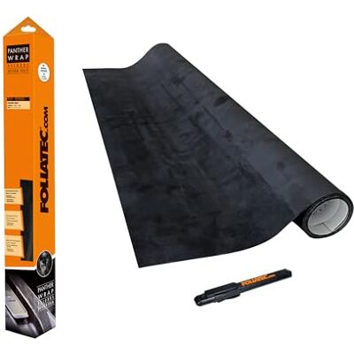 Foliatec Cockpit Designfolie Panther Wrap (Alcantara-Optik) Schwarz 75x140cm Foliatec Cockpit Designfolie Panther Wrap (Alcantara-Optik) Schwarz 75x140cm