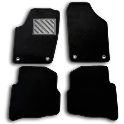 MTC Automotive Fußmatten für VW Polo 9N 2001-2009, Fix, ovale Passform nach Maß, rutschfest, Absatzschoner aus PVC. MTC Automotive Fußmatten für VW Polo 9N 2001-2009, Fix, ovale Passform nach Maß, rutschfest, Absatzschoner aus PVC.