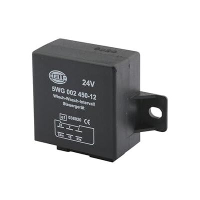 HELLA 5WG 002 450-121 Relais, Wisch-Wasch-Intervall 24V 6-polig mit Halter HELLA 5WG 002 450-121 Relais, Wisch-Wasch-Intervall 24V 6-polig mit Halter