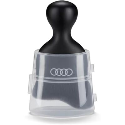 Audi 85H096150 Reinigungspinsel Innenraum Pinsel Reinigung, schwarz, mit Ringe Logo Audi 85H096150 Reinigungspinsel Innenraum Pinsel Reinigung, schwarz, mit Ringe Logo