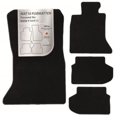 MAT10 MAT 10 –BMW 5er F10/F11 Fußmatten aus Velours 4-teiliges Automatten Set langlebige Erstausrüsterqualität Made in Germany BMW F10/F11 (BJ 2013-2017) MAT10 MAT 10 –BMW 5er F10/F11 Fußmatten aus Velours 4-teiliges Automatten Set langlebige Erstausrüsterqualität Made in Germany BMW F10/F11 (BJ 2013-2017)